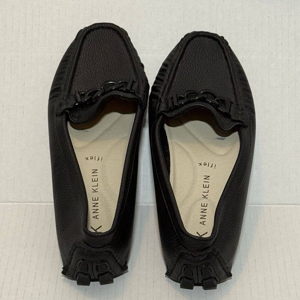 Anne Klein iflex Slip On Casual Loafers Womens Shoes 8M Black - Picture 8 of 10